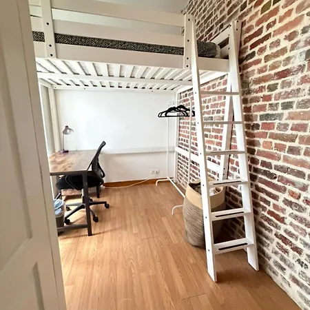 T2 Calme Au Coeur De Wazemmes Apartamento Lila